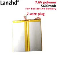 New 7.6V Battery H-28125140P For Teclast X4 Laptop Notebook Tablet PC Accumulator 7-Wire Plug 5600mAh