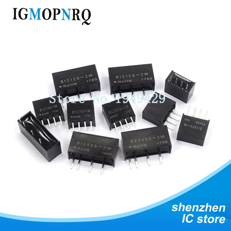 1W 2W series power module converter B0505S-1W B1205S-1W B1212S-1W B1212S-1WR2 B2405S-1W B0505S-2W B1212S-2W B1205S-2W B2405S-2W