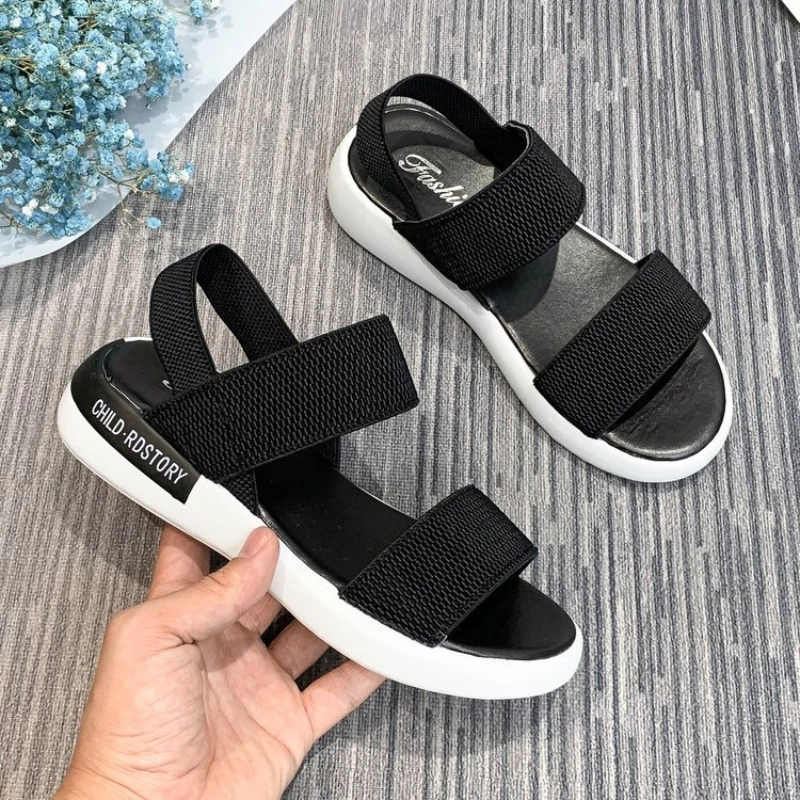 Women\'s Sandals 2022 Summer Closed Toe Flat Sandals Women Fashion Platform Romen Sandals Women Outdoor Casual Sport Sandals