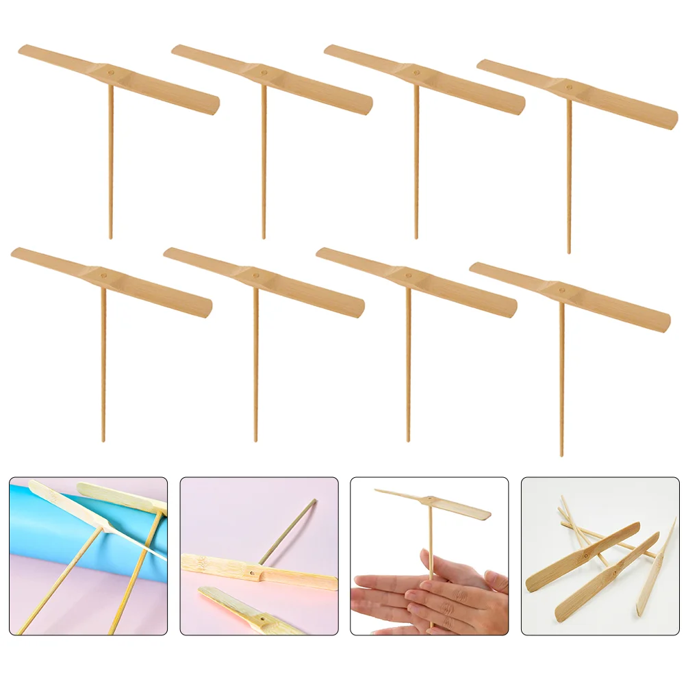 Bamboo Dragonfly Recreation Flying Toys Outdoor Party Favors Kids Playthings Professional Exercise Hand Rubbing Funny Portable