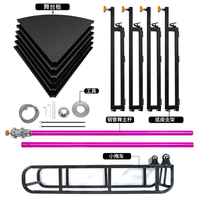 

Portable Round Dance Stage – Mobile Fitness Platform for Yoga, Belly Dance, Gym & Home Workout