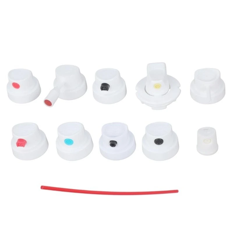 

652F Set Of 10 Professional Paint Can Adapter Nozzles Multiple Front Sprayer Nozzle Tip Reinforced For Consistent Sprayer