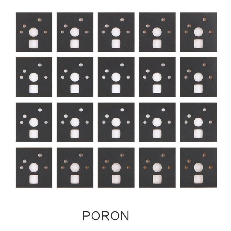 Schaftunterlage für mechanische Tastatur, Einzelschalter, Schaftpolster aus PORON-EVA-PE-Material