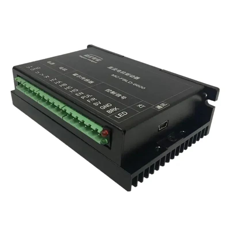 DC brushless motor driver self-learning Hall adaptive high-speed inductive/non-inductive/spindle speed regulating controller