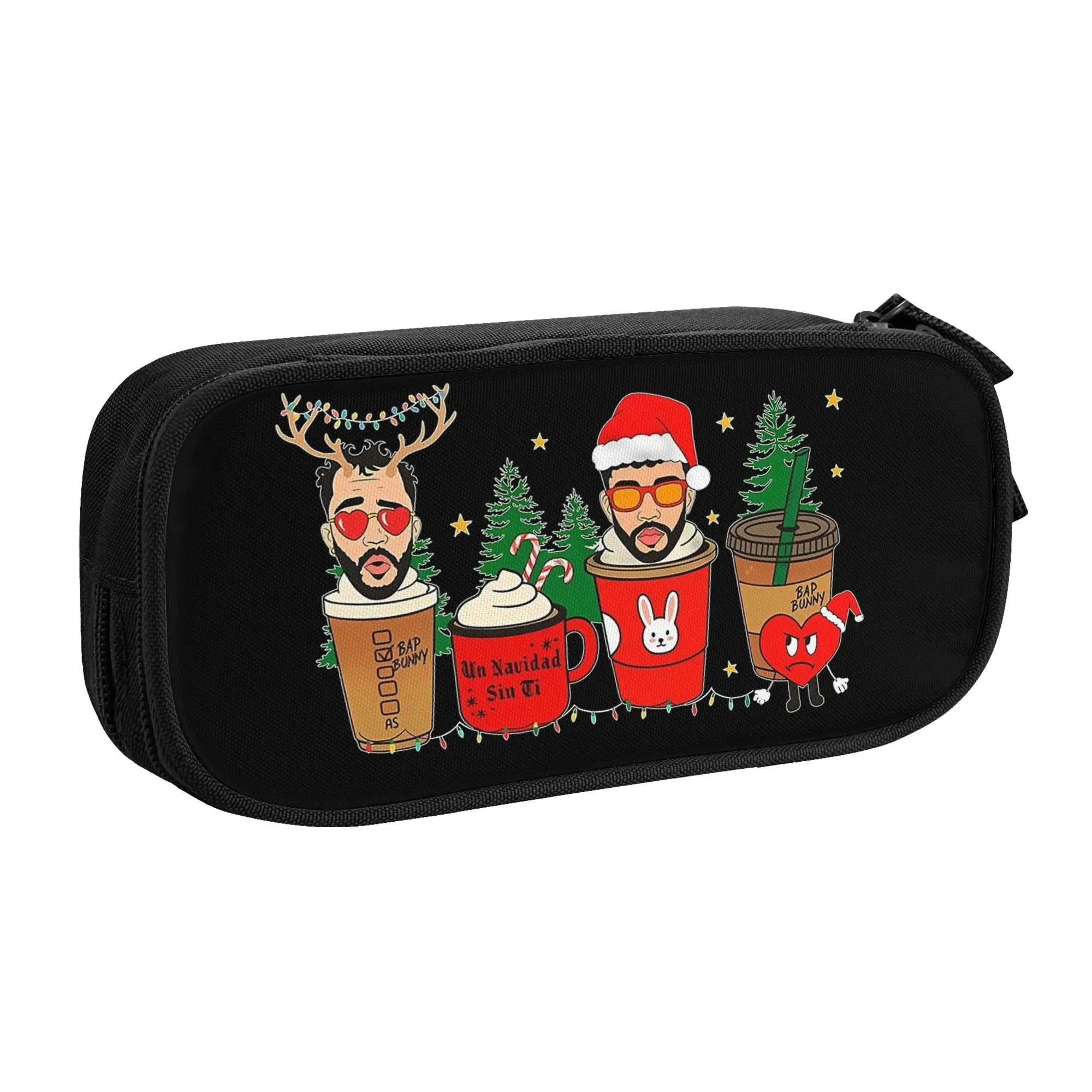 

Модные пеналы Bad Bunny Christmas DTMF: вместительные сумки для ручек и косметики для студентов и школьников