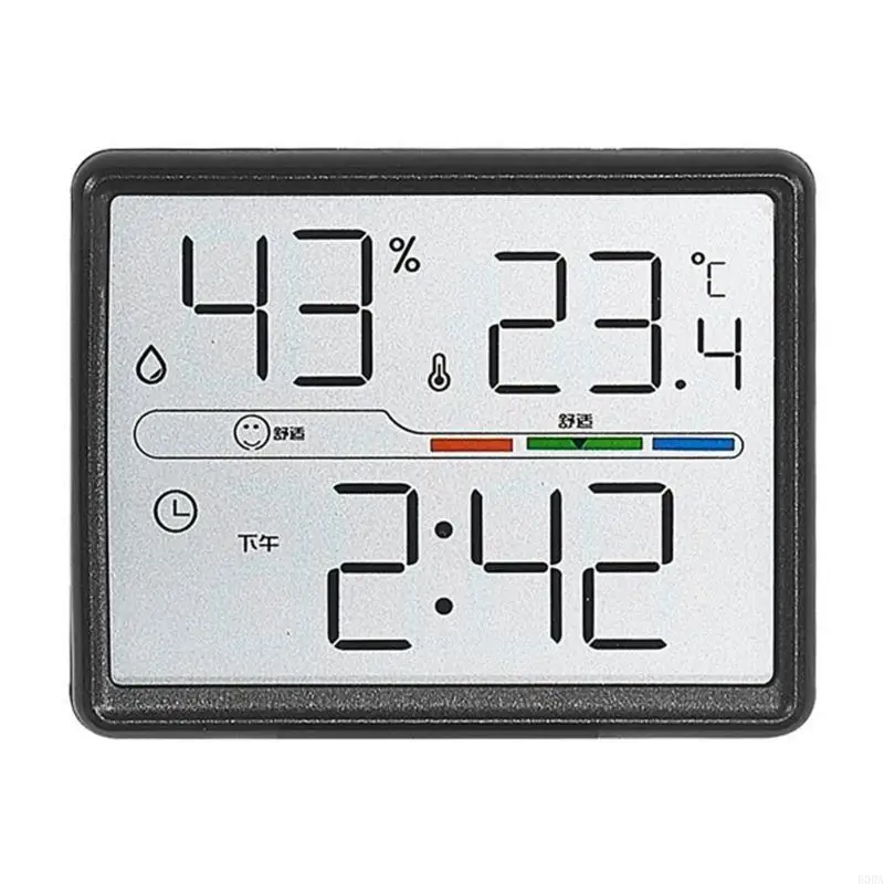 Modern Attachments Alarm Clock Display of Time Monitoring