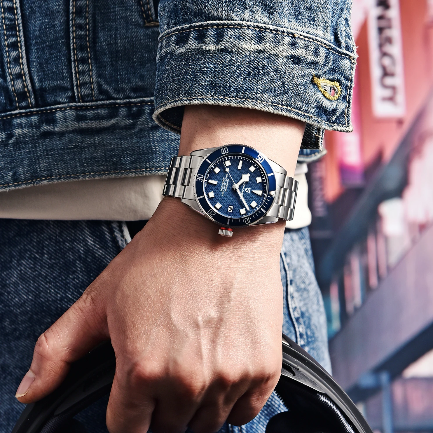 2025 جديد PAGANI DESIGN BB58 أفضل الساعات الرجالية الفاخرة ساعة ميكانيكية للرجال الفاخرة الرجعية ساعة أوتوماتيكية الرجال 100 متر مقاوم للماء