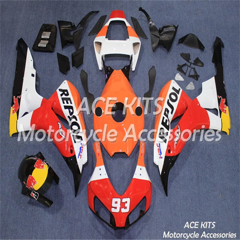 New ABS Fairings Kit Fit For HONDA CBR1000RR 2006 2007  Any Color Pattern Can Be Customized NO.104