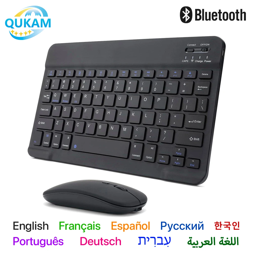 

New For Xiaomi Bluetooth Keyboard With Mouse For iPad 2025 A16 11th 10th Gen For Apple Samsung Tablet Phone PC Wireless Keyboard