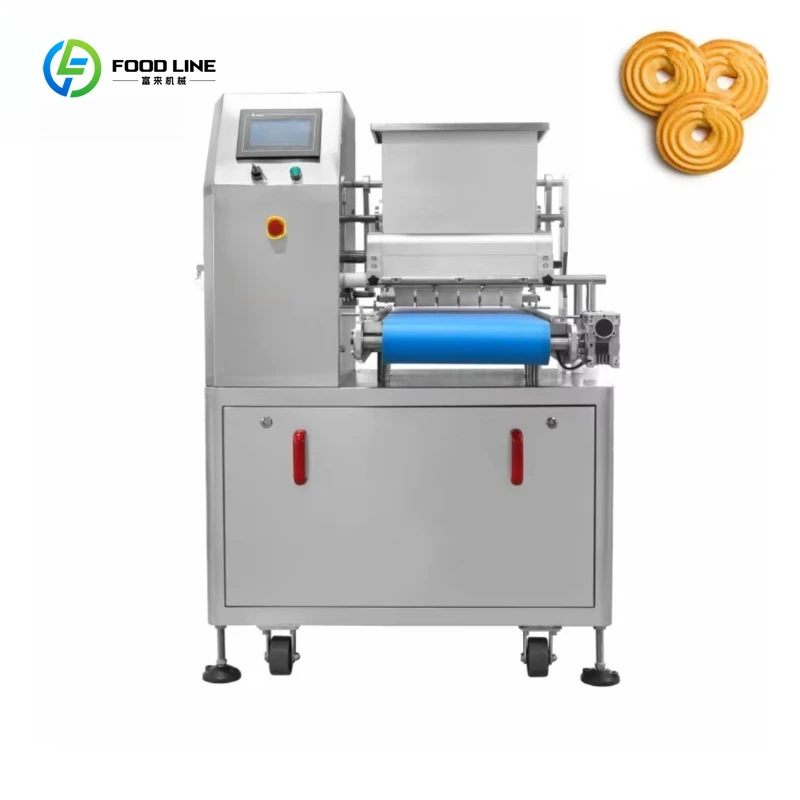 Extrusion and Wire Cut Cookie Machine 50 to 120kg Per Hour for Precise Shapes Commercial Bakeries Easy Mold Change System