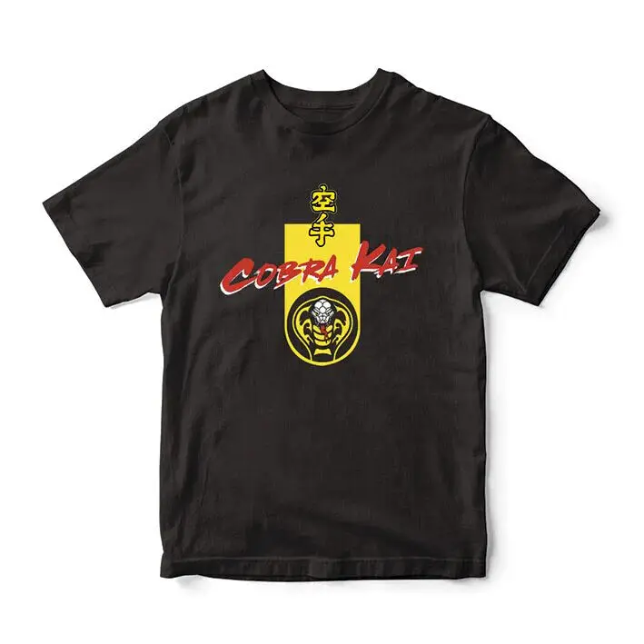 Cobra Kai Snake T Shirt Black Various Sizes New 100 Official Licensed