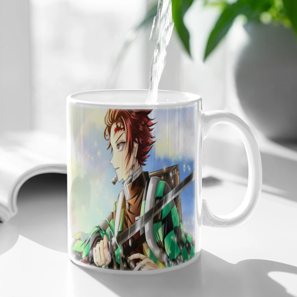 Ghost Killing Blade Tanjiro Coffee Mugs 11oz Ceramic Mug Tea Cocoa Milk Cup Novelty Gifts Personalized Cups for Home Office