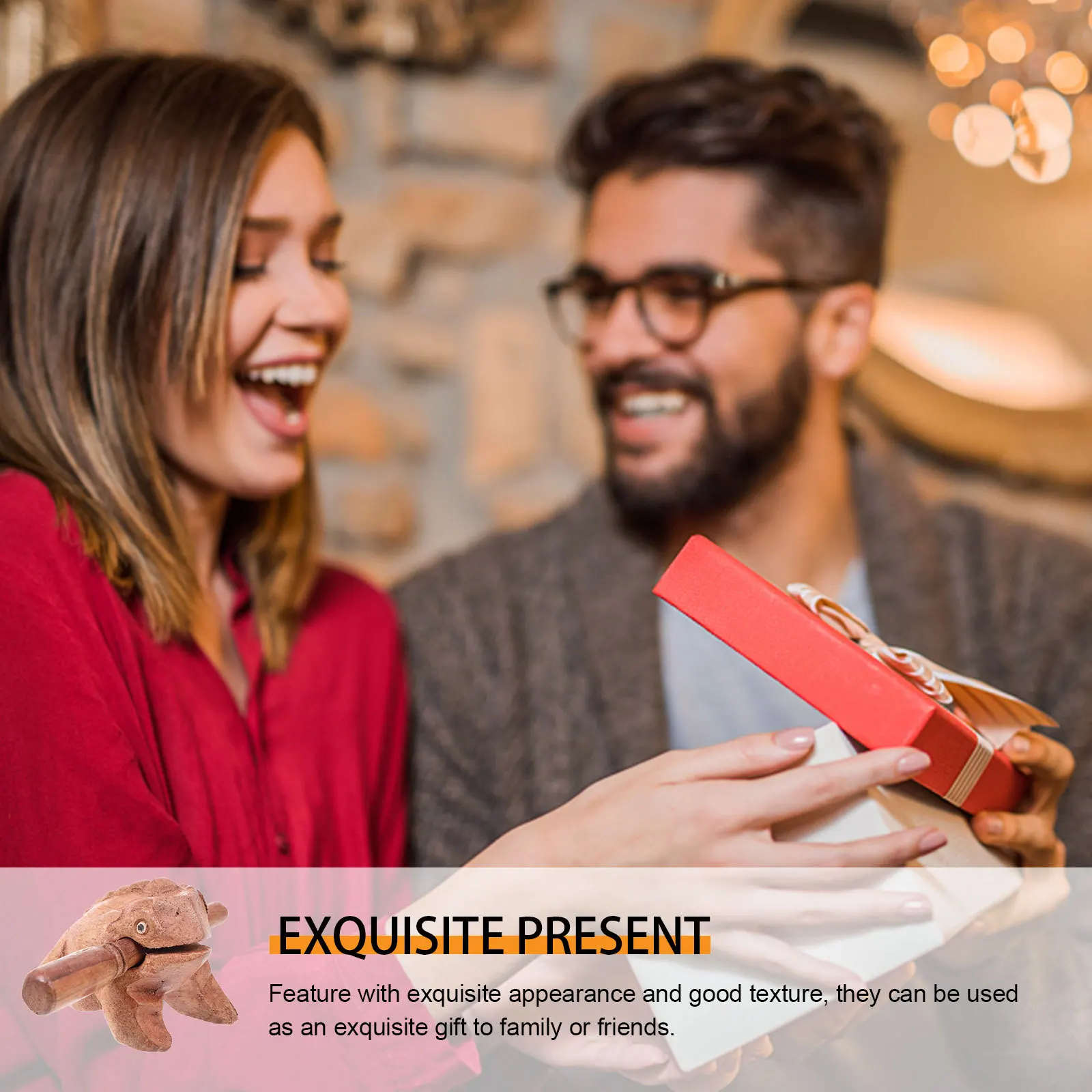 

Wooden Toad Fortune Statue Hand-Carved Desktop Decoration Creative Woodcarving Craft Animal Sculpture Home Adornment