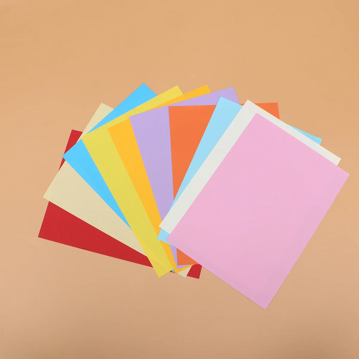 100 fogli di carta colorata per copia A4, pratica carta stampabile, carta pieghevole fatta a mano fai da te, forniture di cancelleria per ufficio scolastico (80