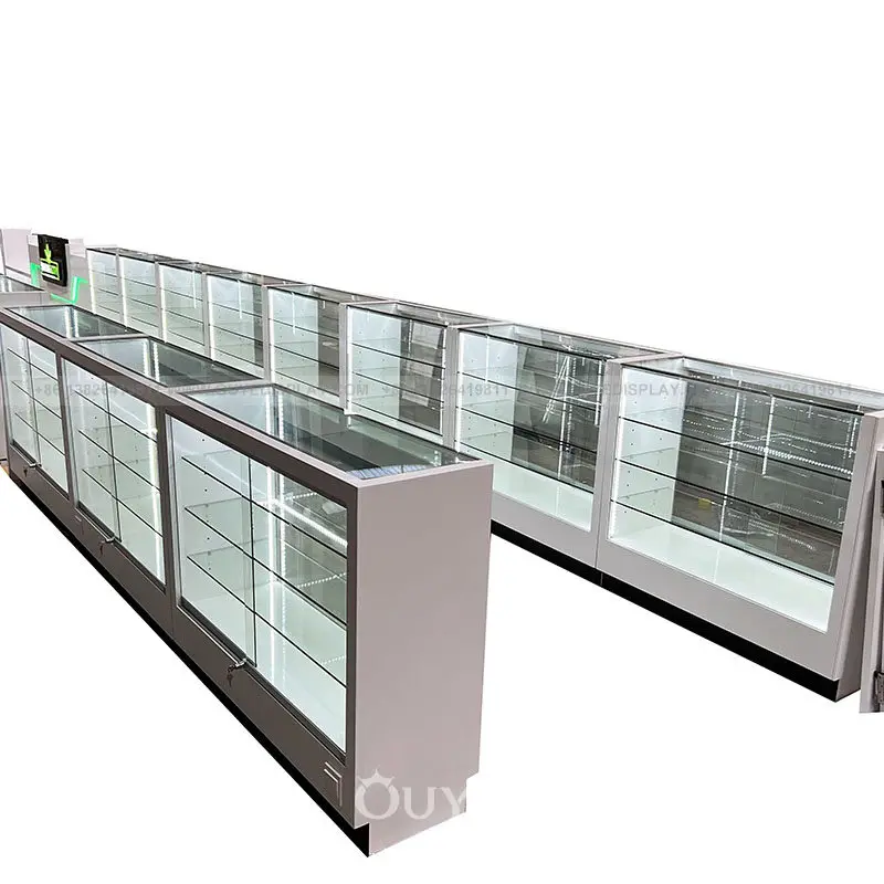 Customized-High Quality Smoke Shop Smoke Shop Display Floor Glass Display Smoke Shop