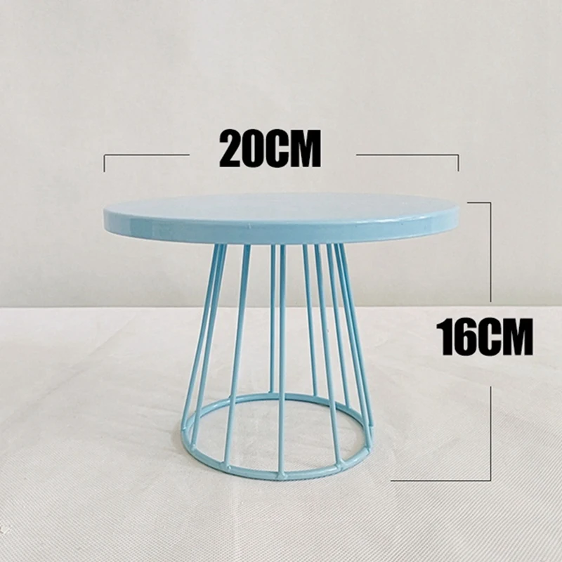 Multicolor Cake Stand Home Party Display Stand Wedding Decoration Desktop Afternoon Tea Birthday Dessert Fudge