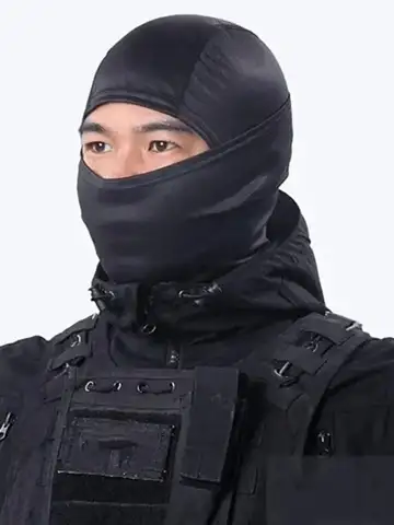 Tactical Windproof Balaclava for Bicycle Riding, Full Cover, Outdoor Hunting, Hiking Head, Warm Shield, Ski Scarf
