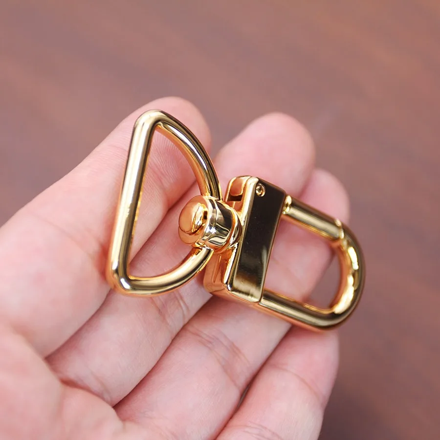 Piece  Lobster Clasp Gold Plated Hook Clasp Alloy Material Bag Accessories Spring Hook Clasp Luxury Bag Buckles