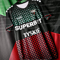 Poland Football Kit 25-26 GKS Tychy Jersey Kit Quick Drying Polska Football Jersey T-Shirt KID Football Jersey Kit