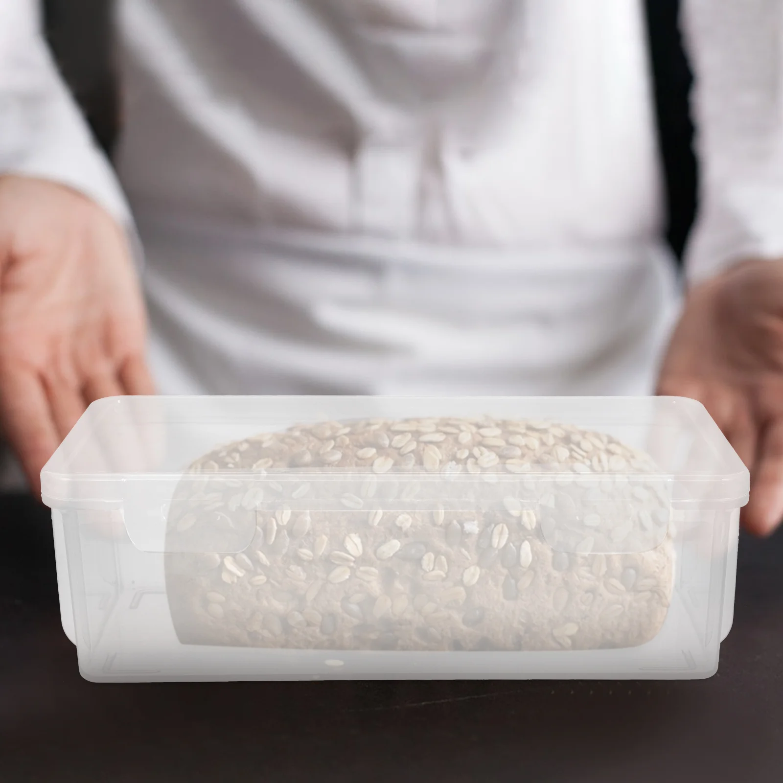 

2 Pcs Bread Storage for Homemade Breadbox PP Bins Container Holder Containers Food