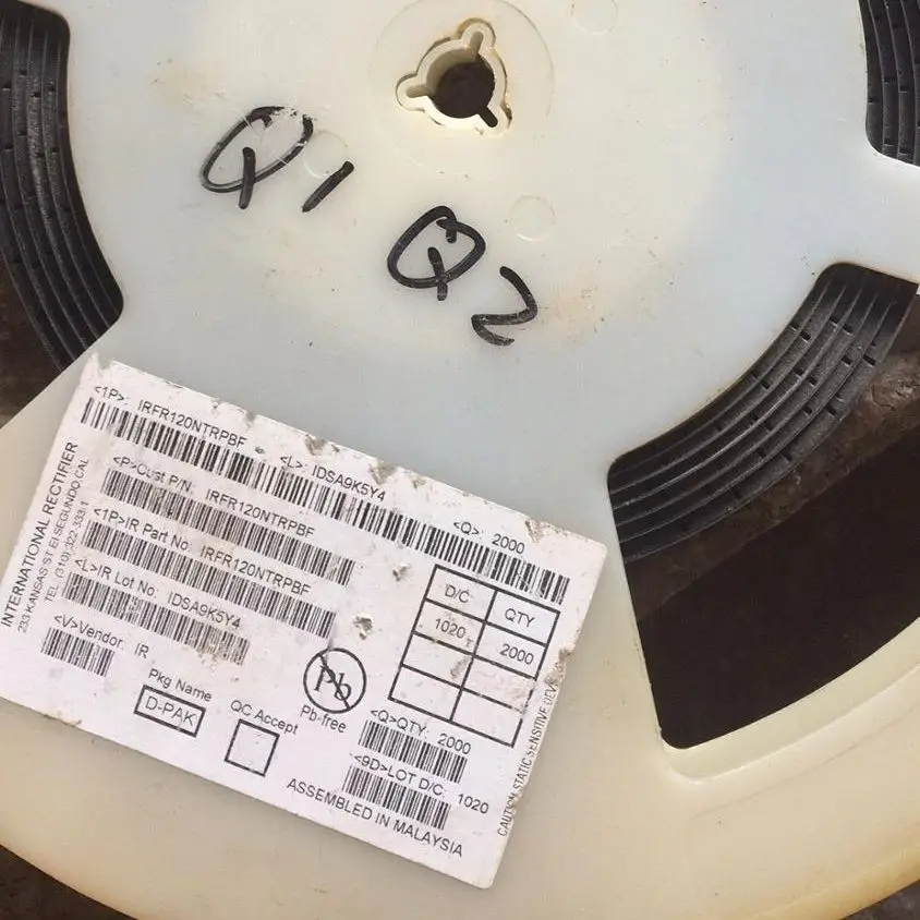 10 шт./лот FR120N IRFR120NTRPBF патч TO-252 N канал 100 В/9,4 А