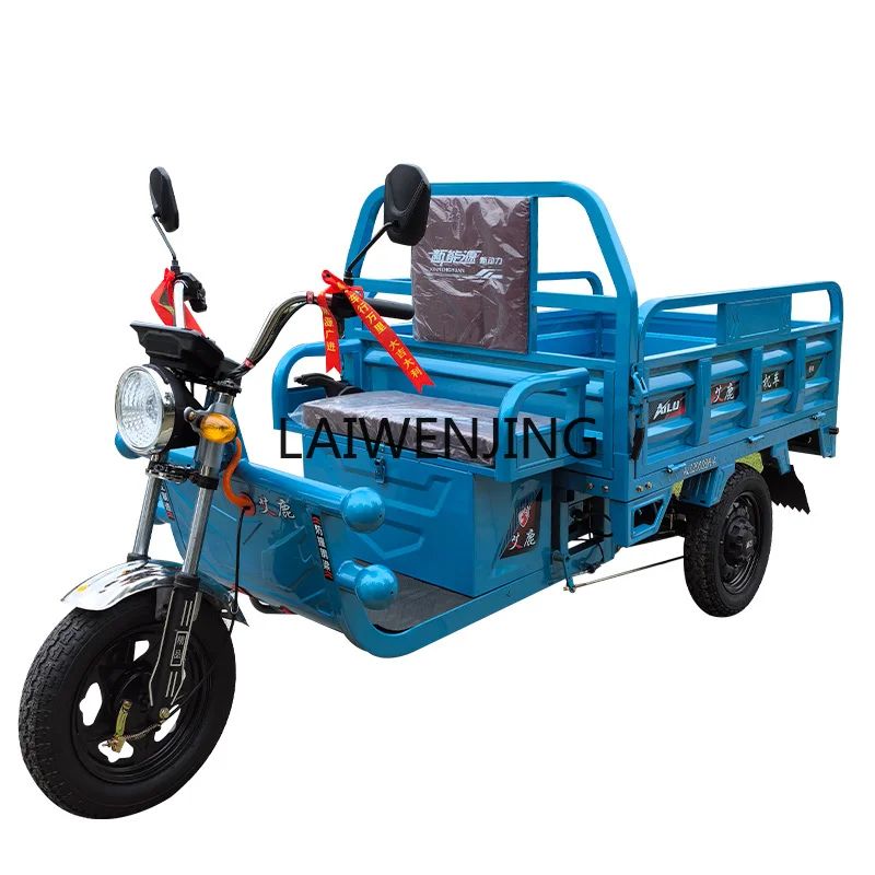 HLZ national standard electric tricycle pulling goods agricultural load king climbing household battery car