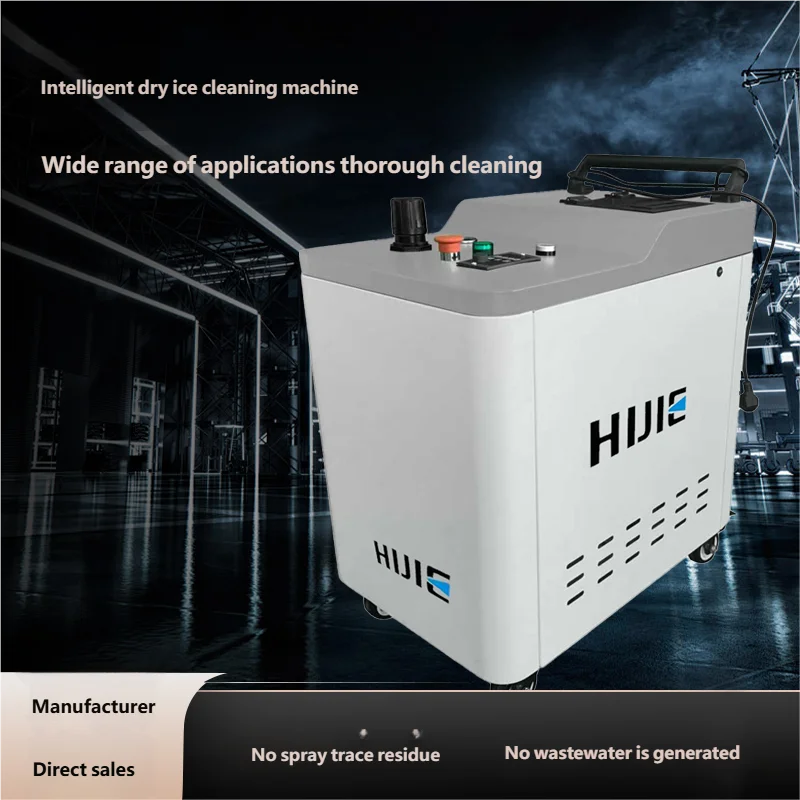 2025 Hot Sale HIJE KH18 Smart Dry Ice Cleaning Machine Durable with Safe Electric Control New Condition for Multiple Needs
