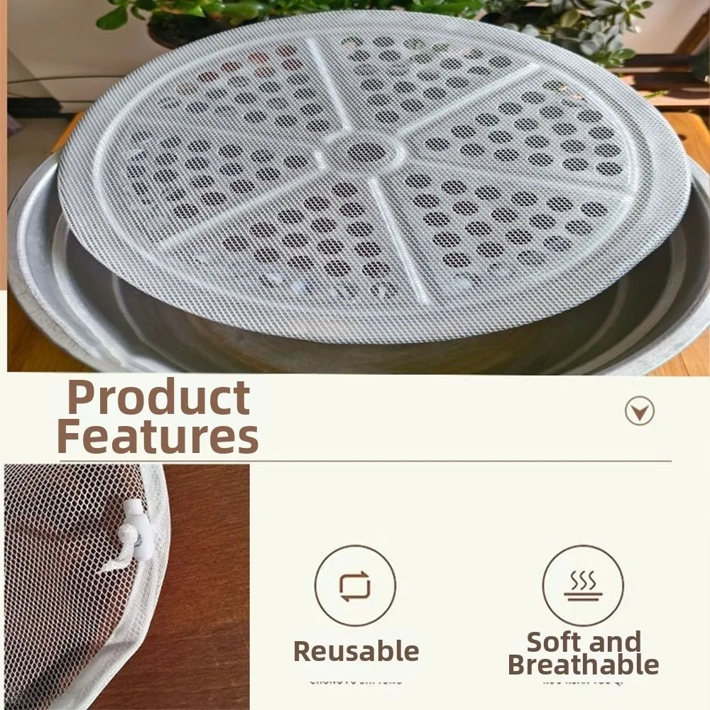 

2 шт., многофункциональная нейлоновая ткань для пароварки, многоразовые антипригарные коврики для дегидратора, фильтр, остатки марли, кухонные инструменты