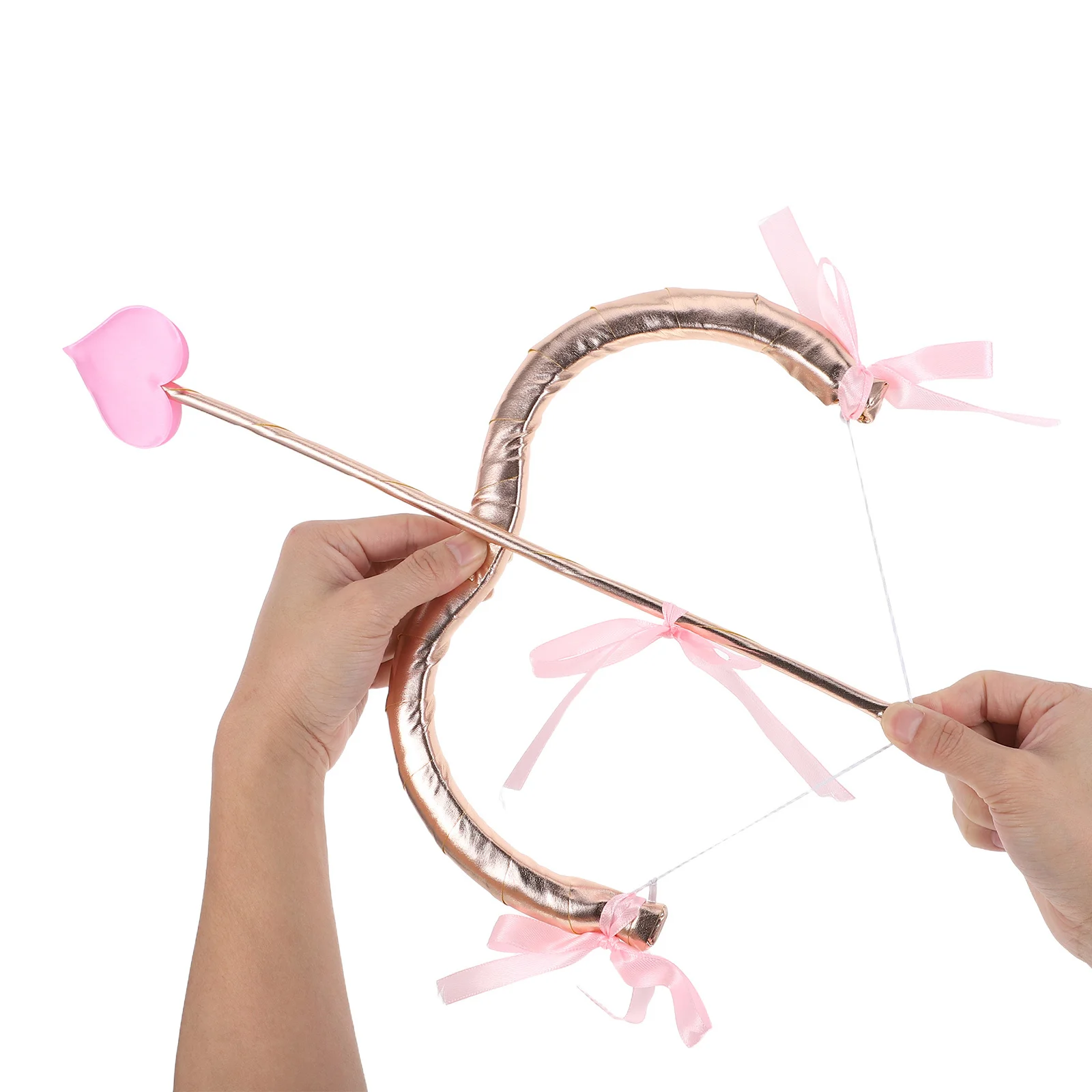 

Cupid Costume Accessory Bow and Arrow Set High Simulation Valentine's Day Cosplay Decor for Wedding Party Favor Decoration