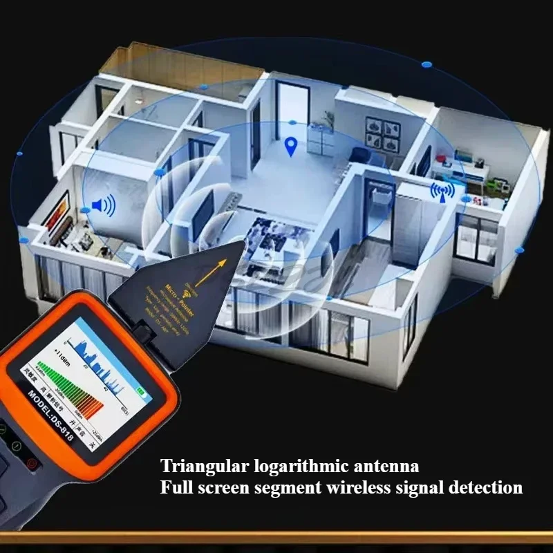 GPS Positioning Camera Detector DS818 Intelligent Monitoring Anti Stealth Camera Detector WiFi Signal Analyzer