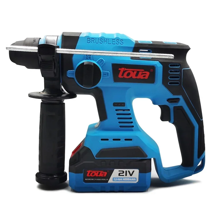 21V Hammer Drill Portable Multifunctional Power Tools Cordless Hammer Impact  Hammer Drill