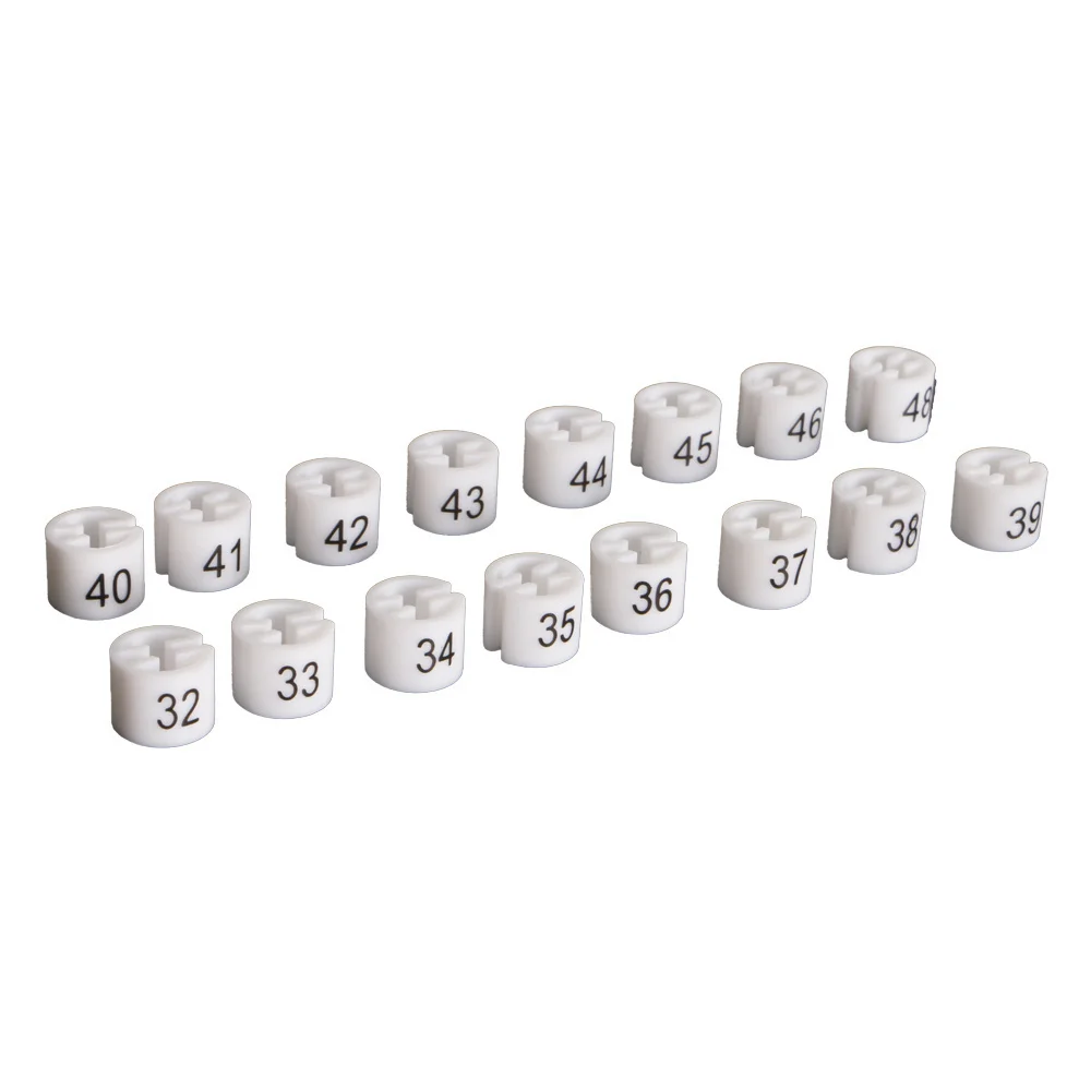 60-100 Digit Arabic Numerals Number Size Markers Cube For Retailing Store Clothing Sort Management