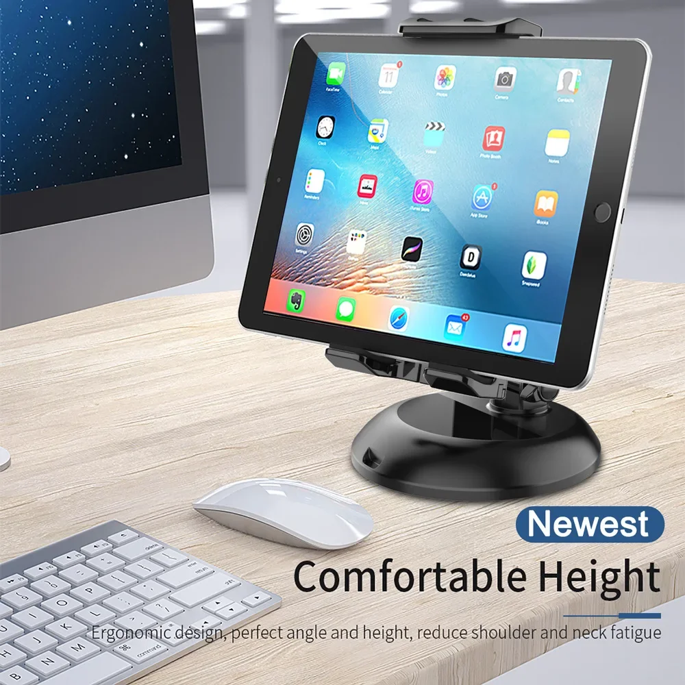 

Adjustable Desktop Tablet Phone Holder Stand for IPAD IPhone Samsung Huawei 5-11 Inch Smartphone Desk Tablet Stand Living Mount