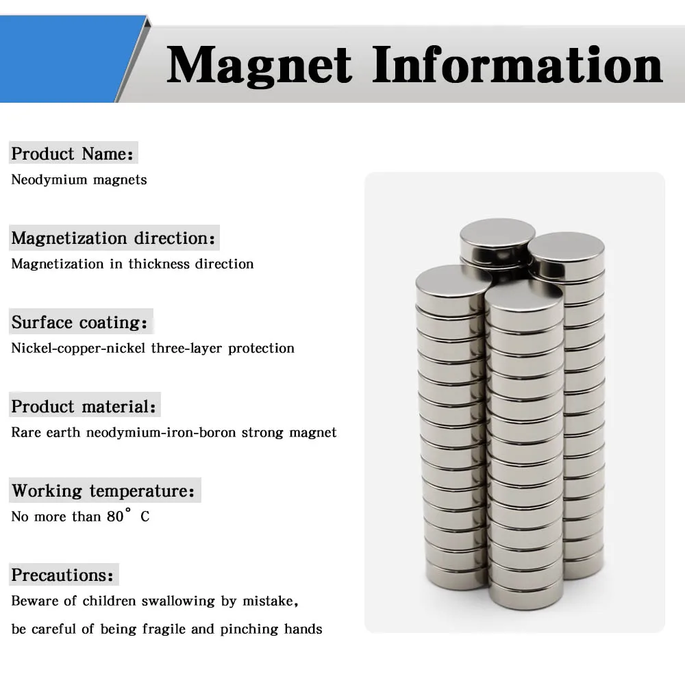 12x4 مللي متر سوبر قوية مغناطيس دائري مغناطيس النيوديميوم ندفيب N35 قوي دائم المغناطيسي imanes مغناطيس الثلاجة