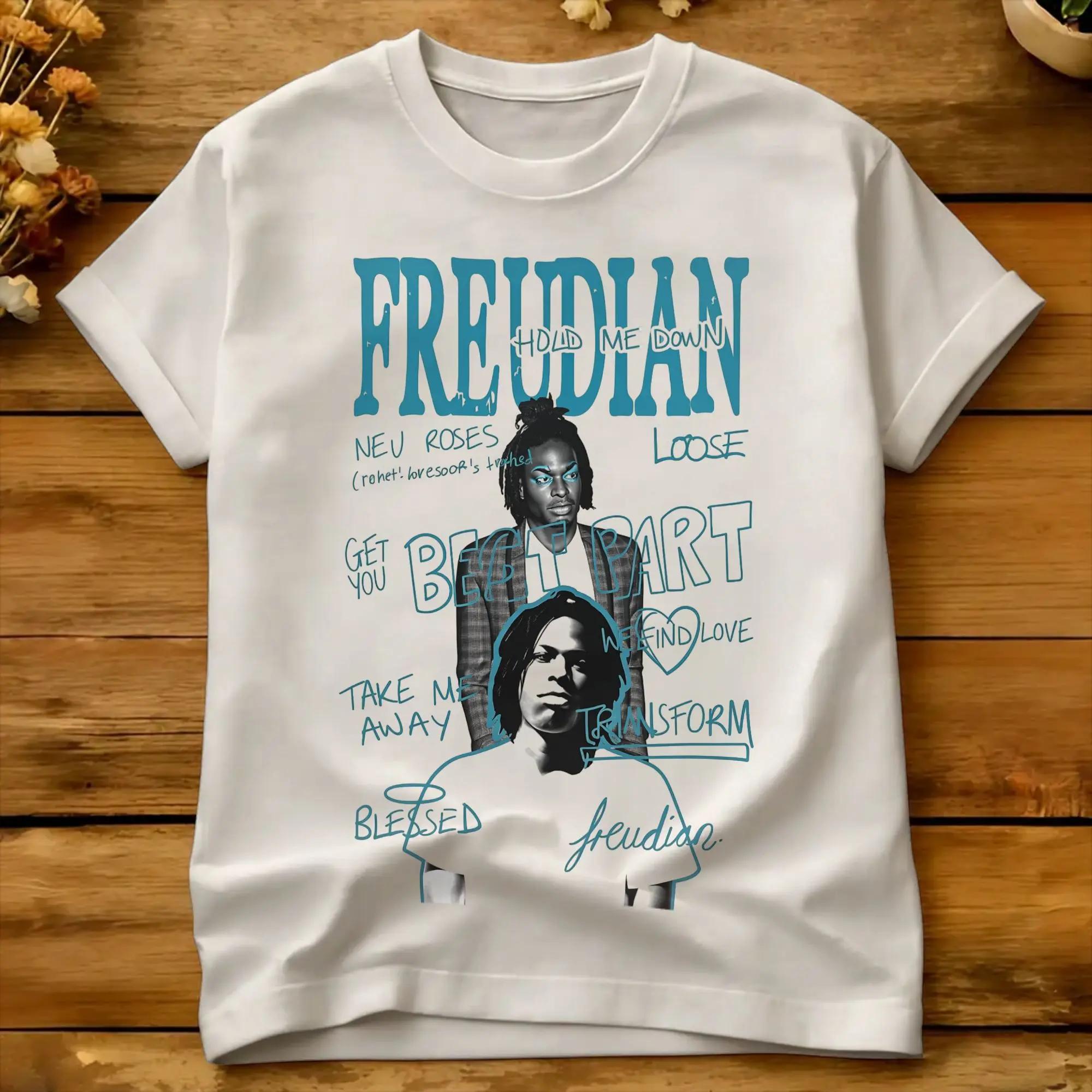 Daniel Caesar Vintage Cotton T Shirt For Mens Summer  Awesome T-Shirts Trending Tees Big Size Print Tops