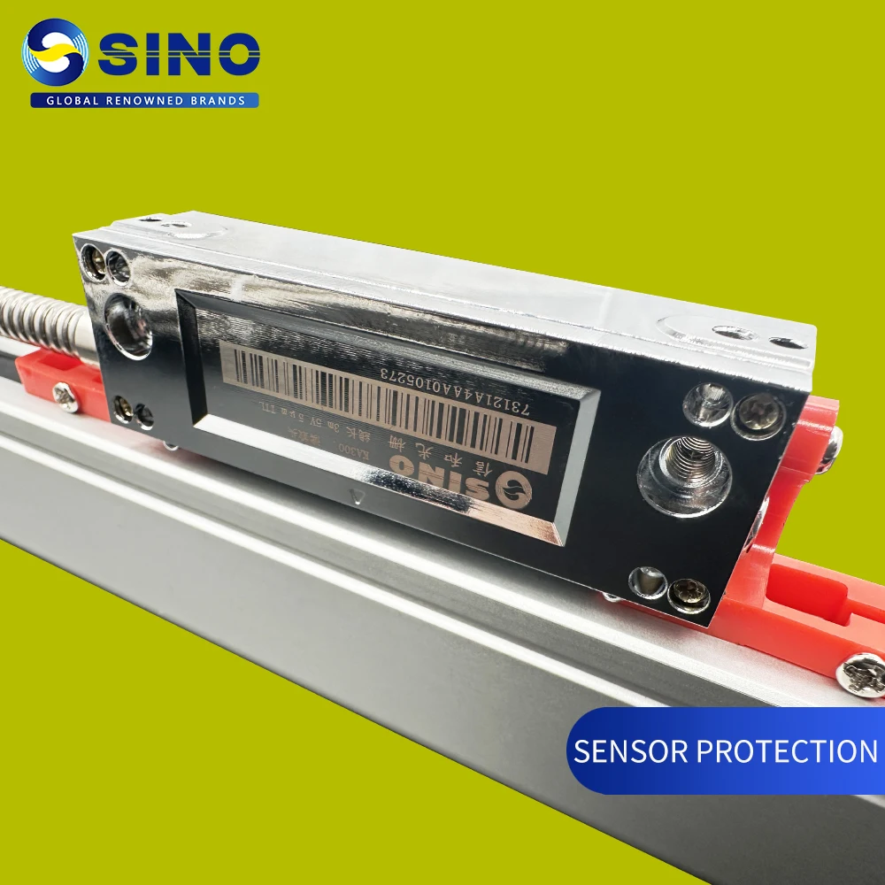 SINO 0.005mm KA-300 Optical Grating Ruler Sensor Linear Scale For DRO Lathe Milling Machine TTL 70mm~ 470mm