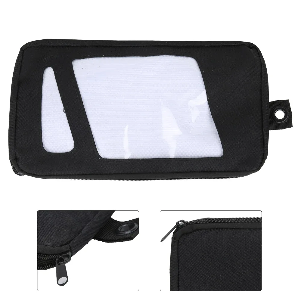 13.4in Surfboard Fin Storage Bag Double Mezzanine Lightweight Surfing Fin Bag Waterproof Fin Bag for Water Sports Enthusiasts