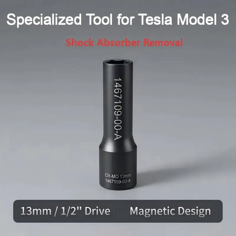 13mm Shock Absorber Mount Socket for Tesla MODEL 3, OE 1467109-00-A, CR-MO 1/2