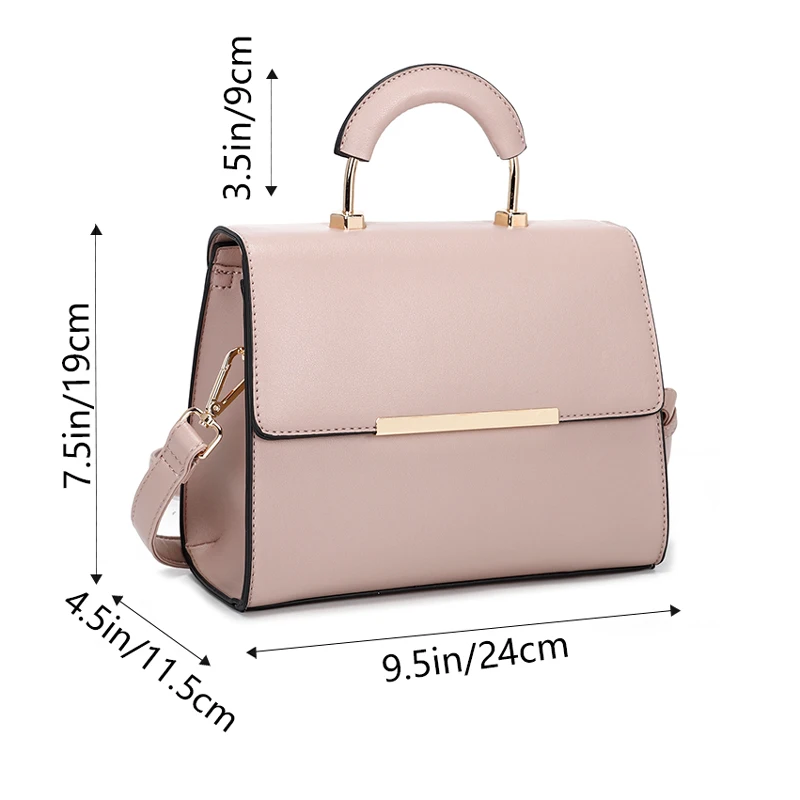 Simple and stylish commuter one-shoulder cross-body Tote bag for women