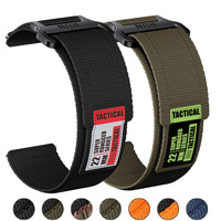 20mm 22mm Nylon Loop Strap For Garmin Vivoactive 4 5 Forerunner 255 265 Smart Watch Band Replaceable For Garmin Venu 3 2 Correa