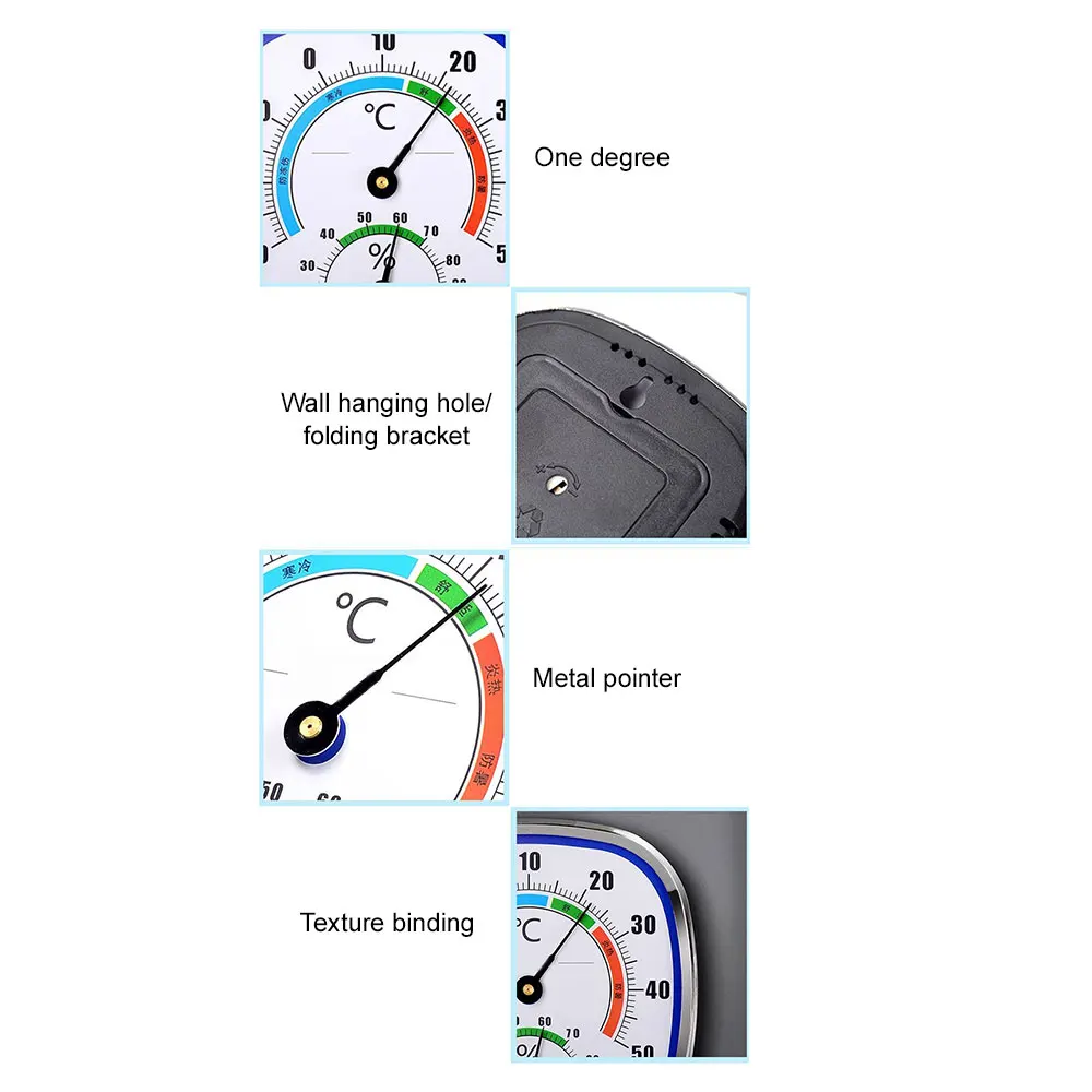 Wand Montiert Digitale Temperatur Feuchtigkeit Gauge Meter Elektronische Thermometer Hygrometer Hause Büro Supply Tool