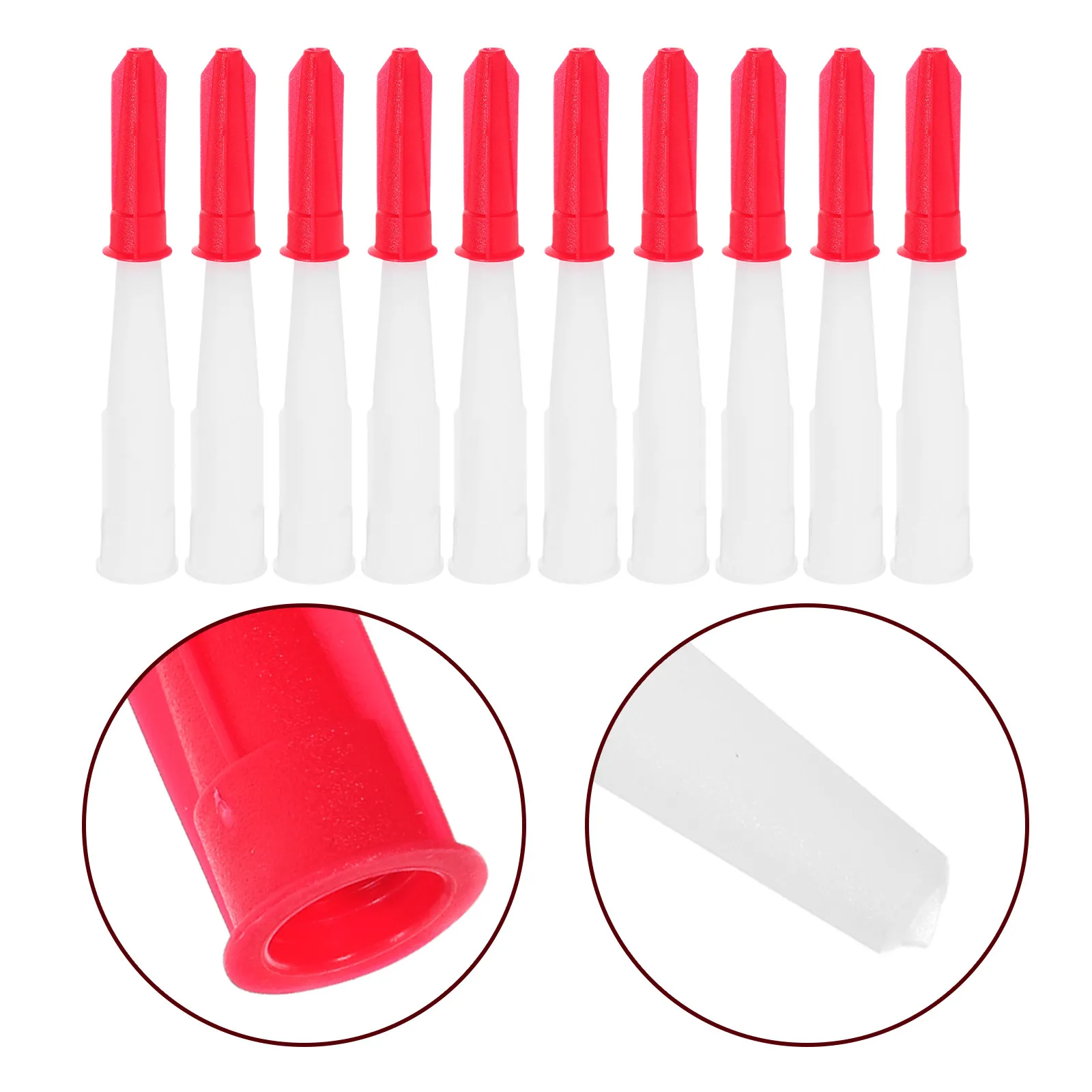

12Sets Caulking Nozzle Tips Reusable Plastic Applicator Tool for Tile Seam Grout Sealant Universal Caulk Nozzle Extender Kit