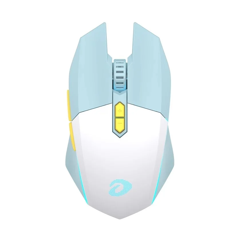 Dareu Em910pro Mouse Wireless Bluetooth Ergonomic Electronic Sports Game Rgb Play Custom Accessories Charging Office Game Mouse