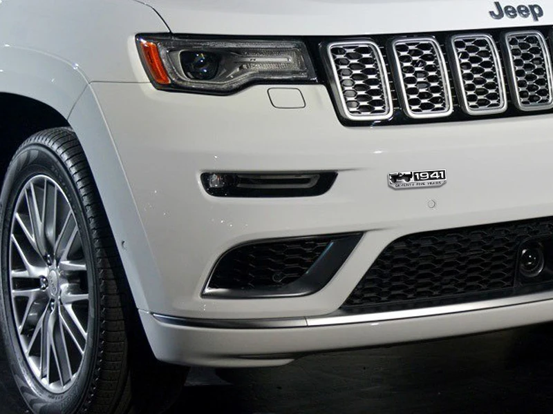 1pcs Car 3D Metal 1941 Emble Stickers 75th Anniversary Body stickers For Jeep Grand Cherokee Wrangler JK Compass Renegade Patrio