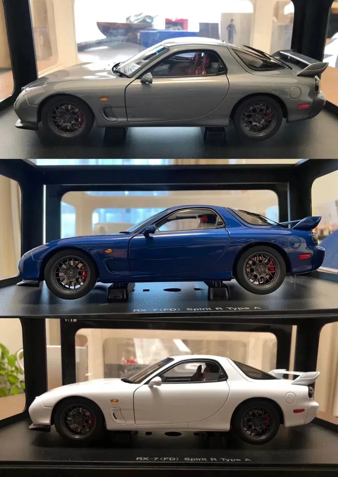 Autoart 1:18 RX7 FD Simulation Limited Edition All Open Alloy Metal Static Car Model Toy Gift