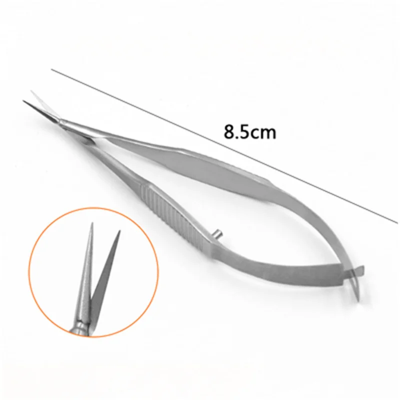 

Stainless Steel Titanium Alloy 8.5cm Iris Scissors Ophthalmology Microscopic Fine Surgery Scissors Ophthalmology Instruments Ult