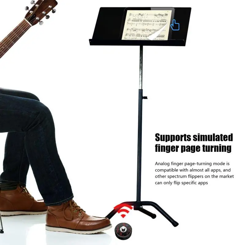 Wireless Page Turner für Telefon Universal Page Turner Pedal wiederauf ladbare Page Turner tragbares Telefon Zubehör zum Lesen