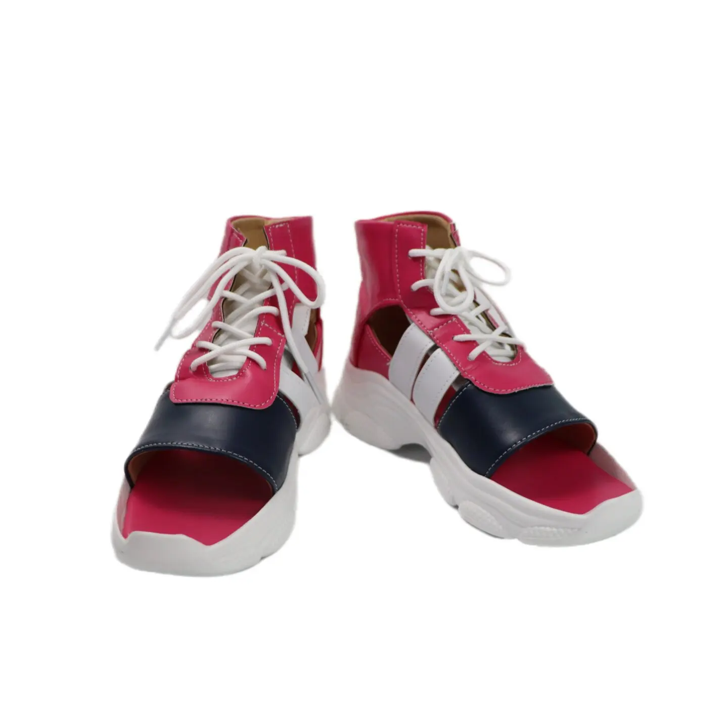 chaussures-de-cosplay-anime-tokyo-aliens-nadeshiko-laika-bottes-courtes-rouges-en-cuir-pu-pour-carnaval-d'halloween