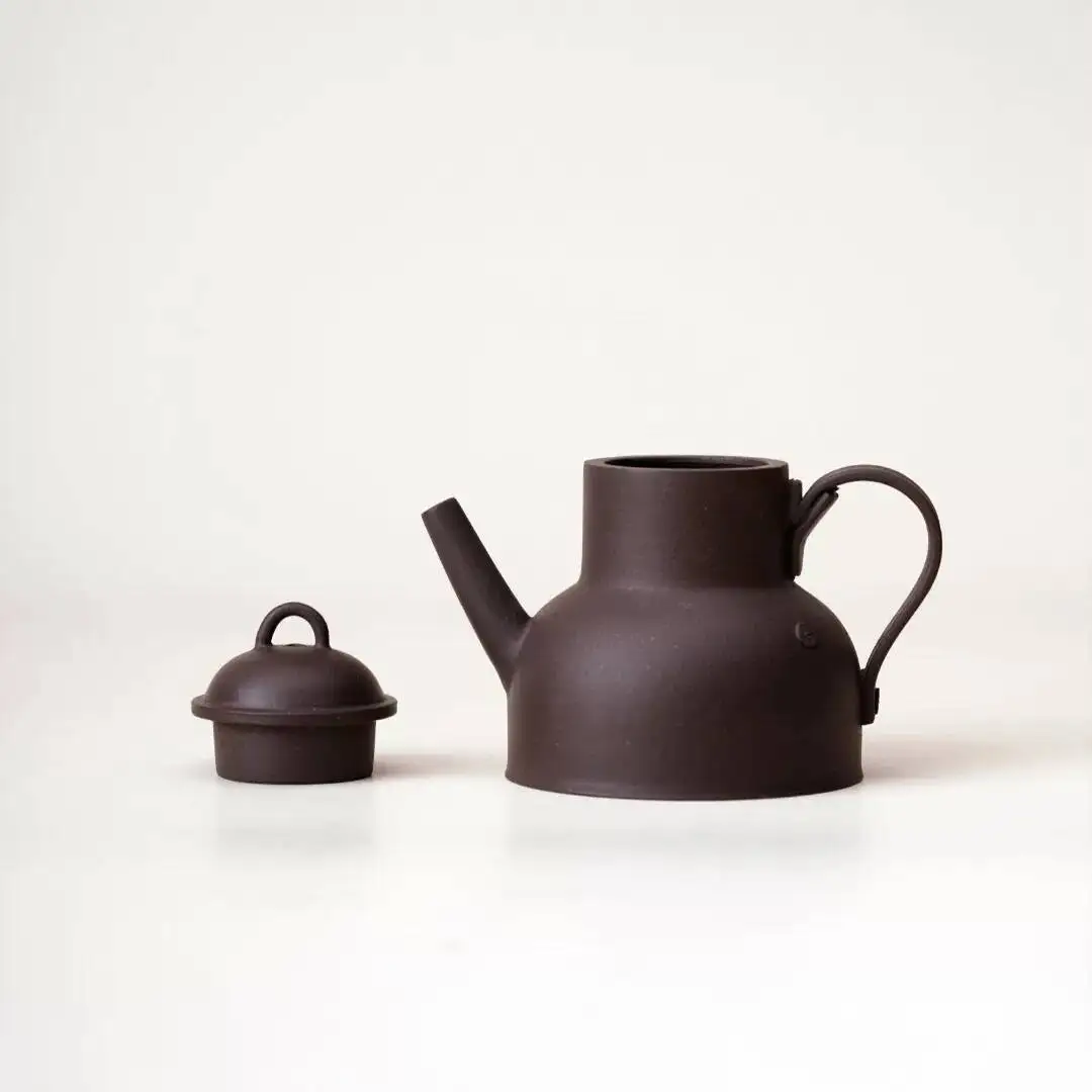 A [Tinker Bell] Raw Ore Purple Clay Teapot, Handmade, 90Ml