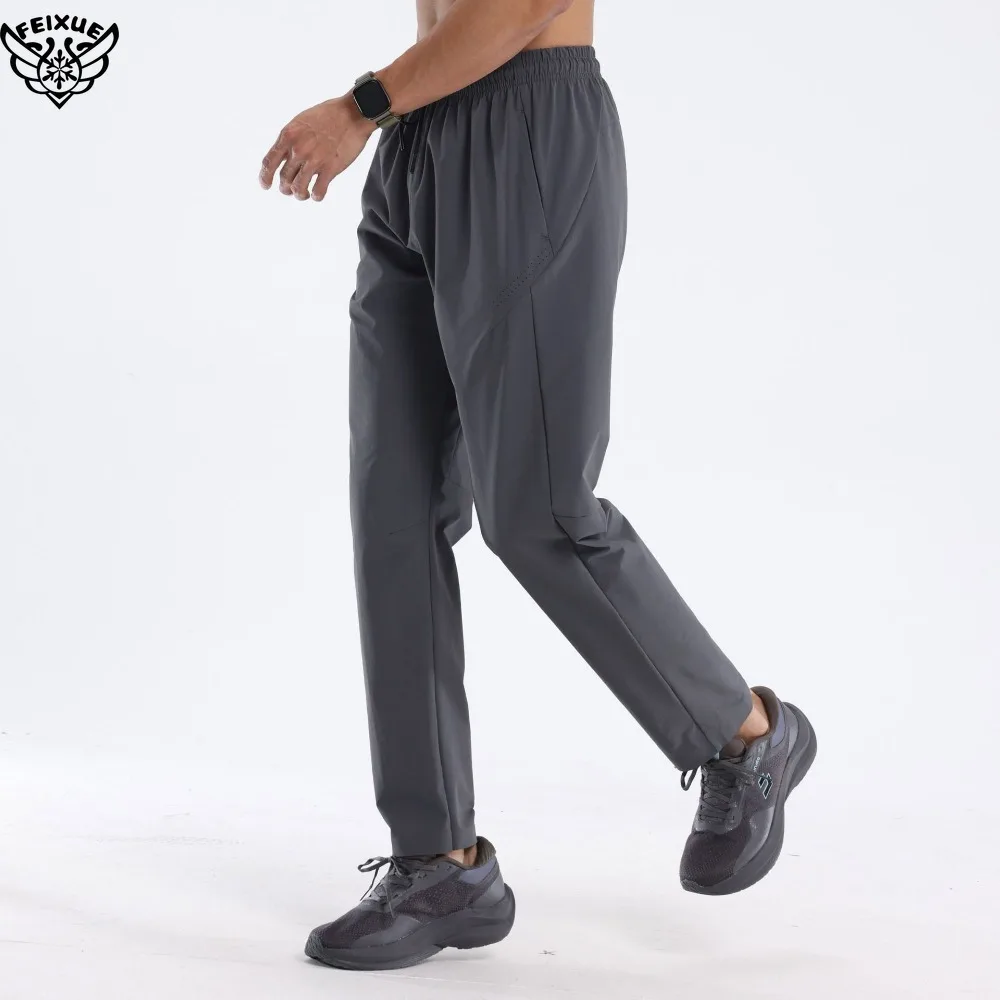 2025 Men Lightwght Windproof Soft Shell Trousers Outdoor Running Dry Mountain Rock Climbing Functional TrackSuper Light Pants